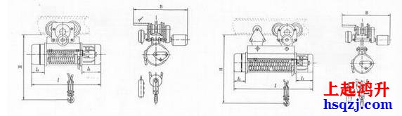 MD1型鋼絲繩電動葫蘆結(jié)構(gòu)圖
