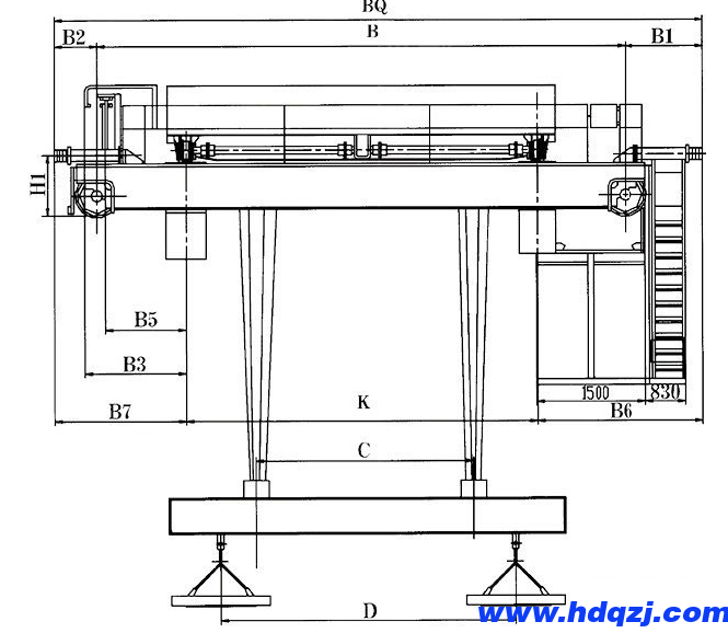 QL型電磁掛梁橋式起重機(jī)